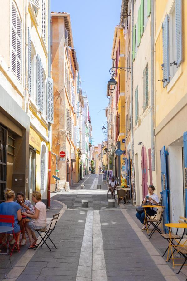 Studio Agreable Au Coeur Du Quartier Historique Marseille Bagian luar foto